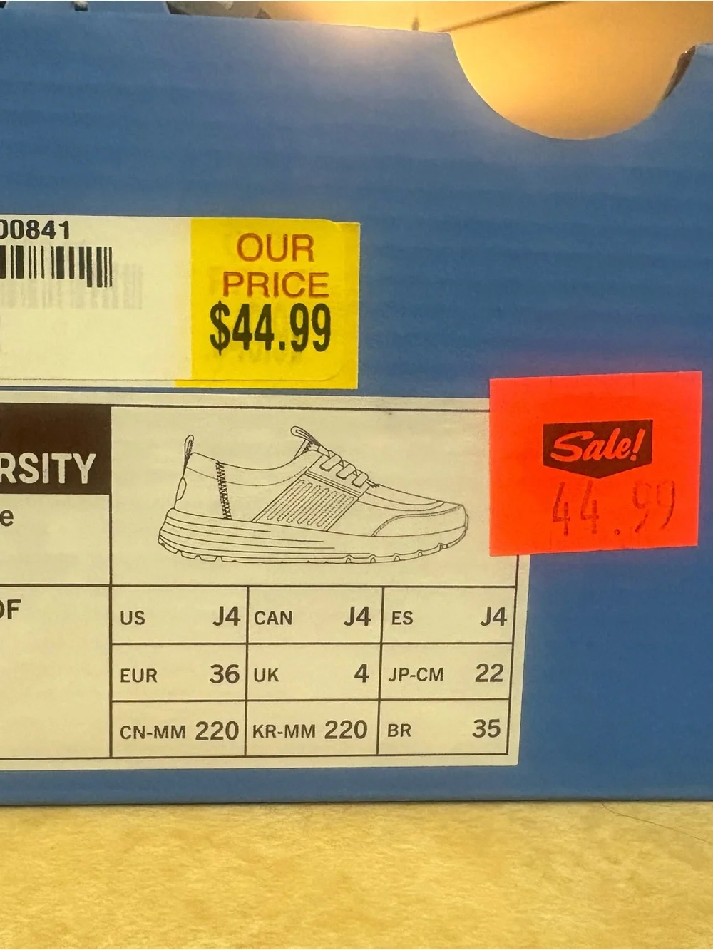 Hey Dude Kids Grey and Blue Lightweight Sneakers Sirocco Play Varsity